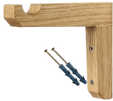 Wezalget Ganchos para plantas de interior para pared, gancho de madera para plantas, ganchos en de L para colgar plantas, soportes de pared para macetas, de pájaros, linterna