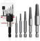 BAYERTAL® Juego de extractores de tornillos 6 piezas E6.3 - Extractor izquierdo con portapuntas de cambio rápido - Destornillador + extractor para tornillos dañados y atascados