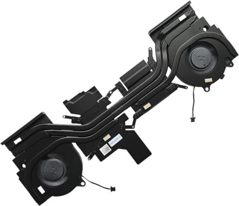 DC12V CPU+GPU Ventilador de refrigeración con disipador de calor de repuesto para Dell G15 5510 5515 Módulo térmico para portátil RTX3050 RTX3060