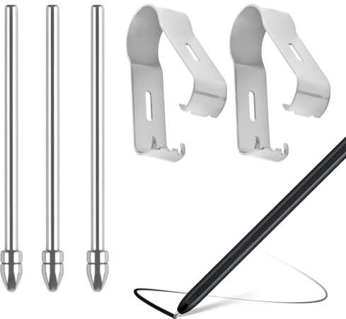 3 Tablet S7de Puntas para Samsung S Pen Replacement Tips For Galaxy Tab S9 FE, para S7 FE, Puntas S Pen Tab S7 FE para Samsung Pen con 2 Pinzas