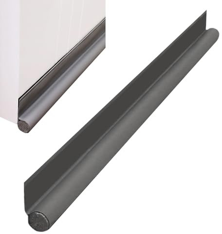 Bloqueador De Draft De La Puerta - Strip De Escudo De Ruido | Sellador De Espacio, Tira De Escudo Para Pisos De Madera Dura, Superficie De Mármol, Pisos De Baldosas, Puertas De Baño, Entradas De Apart