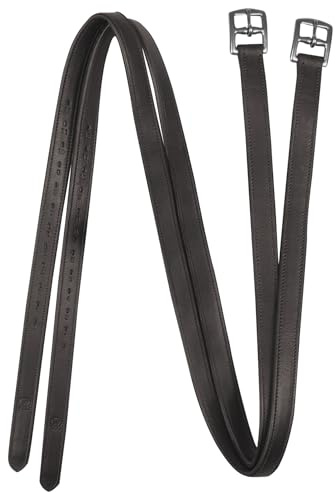 WALDHAUSEN Steigbügelriemen Premium 25mm, braun, 160cm