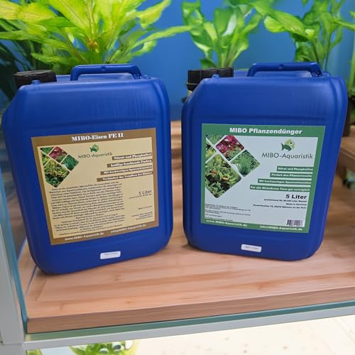 MIBO Pflanzen Eisendünger Spar Set 5000ml Aquarium Dünger