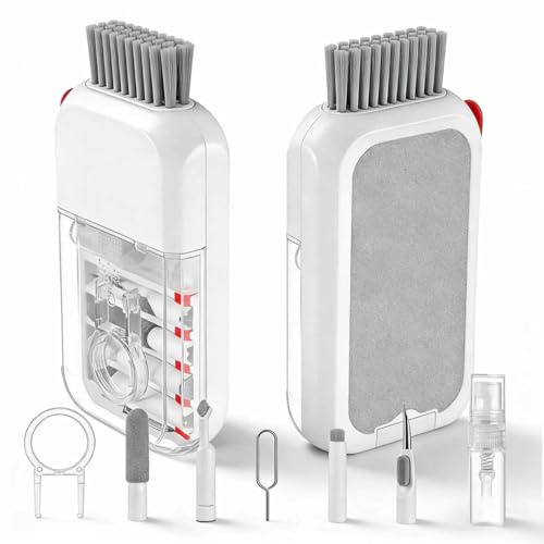 New Generation Keyboard Cleaner, 14 in1 Keyboard Brush Cleaning Brush Kit | Versatile Laptop Keyboard Cleaner Keycap Puller Tools for Computer Headphone Earphone PC Tablet Camera Lens Monitor