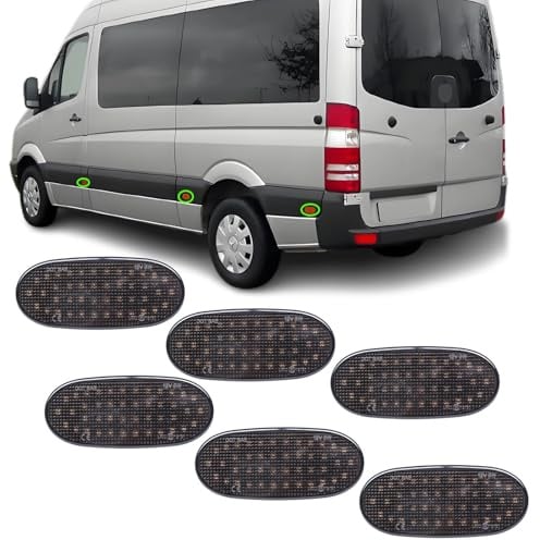 REINKO 6x LED Seitenmarkierungsleuchte Begrenzungsleuchte Mercedes Sprinter W906 B906, mit Canbus Fehlerfrei