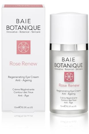 Baie Botanique Anti-Aging Augencreme 15ml - Edelweiß-Stammzellen, Hyaluronsäure - Mehrfach Preisgekrönt - 100% Natürlich, 70% Biologisch