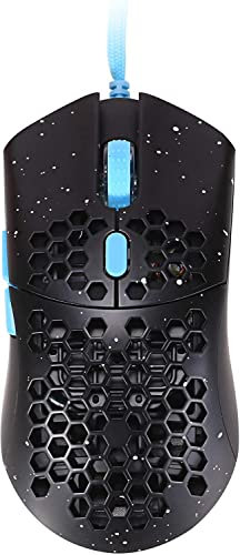 HK Gaming Sirius M Ultra Lightweight Honeycomb Shell Gaming Mouse | 54 grams | 12000 cpi | USB Wired | 6 programmable Buttons | On-Board Memory | Anti Slip Grips | Sirius-M 12000cpi Phantom