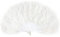 Leemiman 1920s Marabou Feather Fan Flapper Folding Handheld Wedding Party Dance Fan (White)