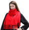 MASADA Damen Winterschal warmer und weicher Schal - Rot