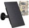 Pannello solare 12V/1A 6V/2A con batteria al litio ricaricabile integrata da 4000mAh IP66, accessorio da caccia compatibile con telecamere da gioco di caccia o mangiatoia per cervi