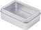 AGONEIR Rechteckige Metall-Karten-Box, Spielkartenbehälter, Schmuck-Aufbewahrungsbox, Organizer, 12,5 x 9 x 4 cm