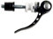 Quick Release Screw for Bicycle SeatPost Clamp Skewer Bolt Clip, Convenient and Easy to Carry (m6x50mm black)