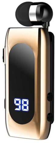 Kznifmk K55 Lavalier Auriculares Inalámbricos Pantalla Digital Cable Comercial Impermeable Auriculares Intrauditivos Ultra Bluetooth,C