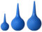 3 Piezas de Jeringa de Oreja, Lavado de La Oreja Succionador de Succión, Bulbo de La Del Oído de Goma, Ventosa De Succión De Oído Bola, Bola de Limpieza de Goma, Bolas de Lavado de Orejas Azules