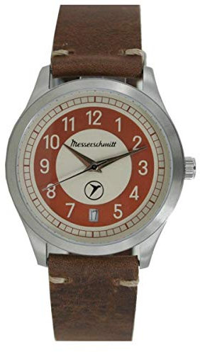 Messerschmitt Aristo Uhr Vintage Kabinenroller KR201-B Leder