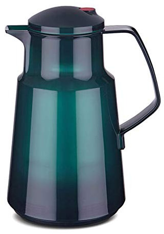 ROTPUNKT Isolierkanne 290 Daniela 1,0 l | Zweifunktions-Drehverschluss | BPA Frei- gesundes Trinken | Made in Germany | Warm + Kalthaltung | Glaseinsatz | Glossy Jungle