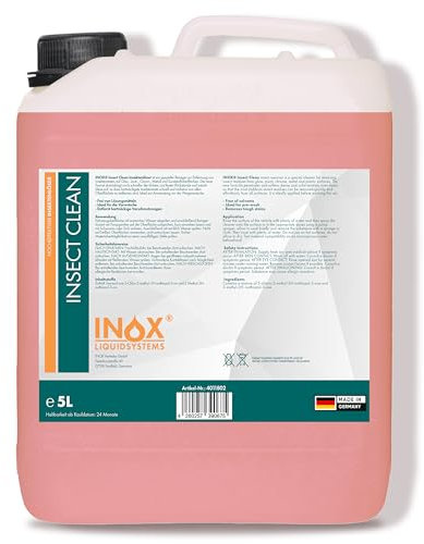 INOX® Insektenreiniger Insektenentferner Konzentrat, 5L - Reiniger für die Fahrzeugpflege