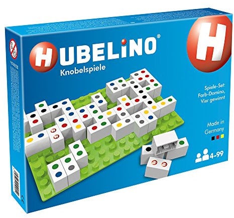 Hubelino 410054 Spiel Set: Farb-Domino, Vier gewinnt
