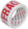 Alevar Nastro Adesivo Fragile da Imballaggio, Formato 50 mm x 66 m, Scritta Fragile in Colore Rosso su Fondo Bianco, Confezione da 6 Pezzi