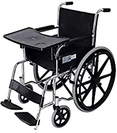 YAOBAO Wheelchair Tray, Detachable ABS Plastic Wheelchair Lap Tray, Wheelchair Table for Manual Powered or Electric Wheelchairs AIDS Patients