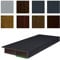 NOBILY Fenster/PVC Deckleiste Flachleiste Fensterleiste 50mm Breite x 7mm Höhe mit Überstand für Wandabschluss inkl. Schaumklebeband farbig - Länge 1950mm - Farbe Anthrazitgrau