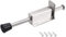 sourcing map Stainless Steel Door Stopper Spring Loaded Telescopic Step-on Door Holder Stop and Release by Foot 200mm Length