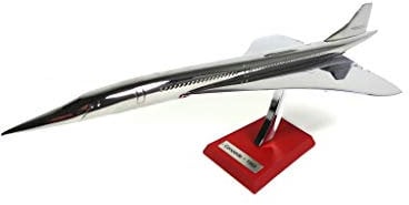 OPO 10 - Concorde aérospatiale 1969 Scala 1/200 (30 cm) Argento - Collezione Aerei Classici in Argento