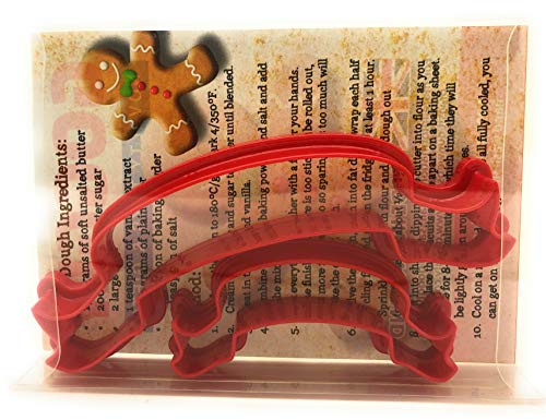 Banner Ribbon Cookie Cutter Set of 2, Biscuit, Pastry, Fondant Clay Cutter