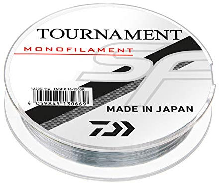 DAIWA Tournament SF 12205-118 - Filo da pesca monofilamento SF, 150 m, 18 mm, colore: Grigio