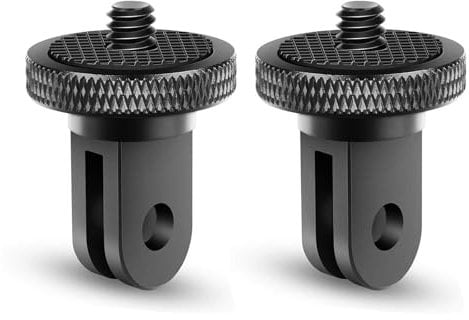 Vkesen Aluminium 1/4 Zoll Stativ Halterung Adapter Kamera Halterung Stativ Adapter für Insta360 X5/X4/X3/ONE X2/ONE X, Sony, SJCAM, SJ4000, Xiaomi, Xiaoyi und Anderen Action-Kameras