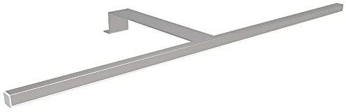 kalb | LED Schwebetürenschrankbeleuchtung Kleiderschrankleuchte Aufbauleuchte Schrankbeleuchtung 1-4er SET, silbergrau 600mm, Auswahl:3er Set neutralweiss