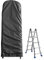 COOSOO Folding Ladder Cover Dustproof Protector Waterproof with Drawstring for Step Ladder Patio Garden Outdoor Household Storage Bag Black