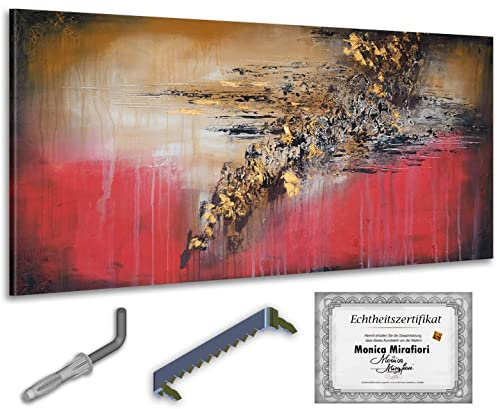 Monica Mirafiori I 100% HANDGEMALT I Gemälde Nordwind 120x60cm | Gemälde Handgemalt | Acrylgemälde | Sehr Großes Acrylbild I Moderne Kunst I Kunstbilder