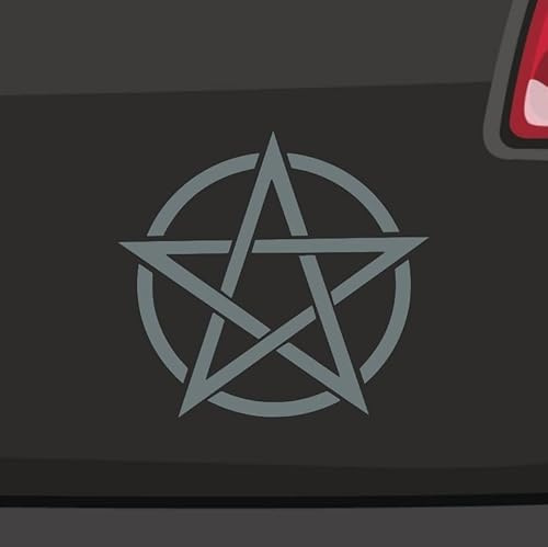 Pentagramm Aufkleber -6 Größen 21 Farben- Beast Evil Schwarze Magie Hexe Dämon