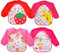 FILOWA Bibs with Sleeves,4PCS Baby Feeding Bibs Long Sleeve Waterproof Coverall Weaning Plastic EVA Painting Aprons Smock Bib for Infant Toddlers Girls 6-36 Months,Pink/Red