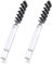 AIEX 2pcs Golf Clubs Head Hosel Brush, Golf Club Hosel Brush Stainless Steel Bore Brush Golf Club Wire Brush Cleaner Golf Club Brush Tool Electric Drill Wire Brush