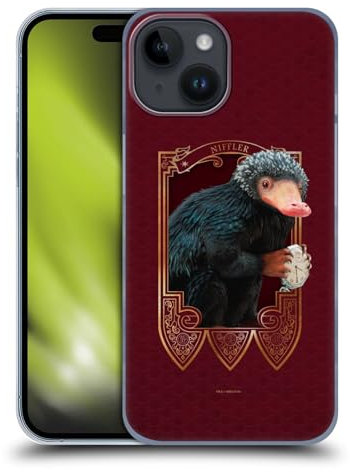 Head Case Designs Offizielle Fantastic Beasts and Where to Find Them Niffler Tiere Harte Rueckseiten Handyhülle Hülle Huelle kompatibel mit Apple iPhone 15