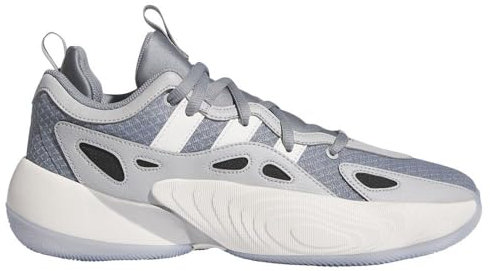 adidas TRAE Unlimited Basketball-Schuhe, Grey Three/Grey Two/Cloud White, 42 EU