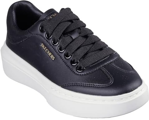 Skechers Women's Cordova Classic Best Behavior Sneaker, Black, 6.5 UK