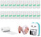 20 Rollen Thermopapier Selbstklebend 57 x 25mm, Mini Drucker Sticker, Thermopapier für Kinder Sofortbildkameras und Selbstklebender Bedruckbarer Aufkleber, für Fotos Notizen Aufkleber (3m/1Roll)