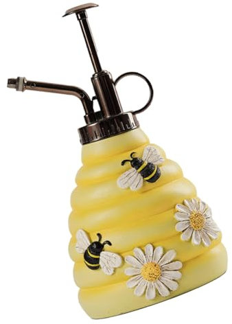 POPETPOP Bee Watering can Small Plant Mister with Ergonomic Handle for Indoor Gardening Succulents Bonsai Care and Garden Use