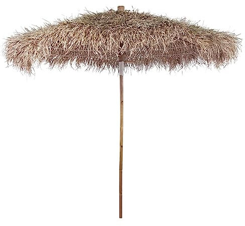 Générique Parasol en Bambou avec Toit en Feuille de bananier 210 cm,Maison & Jardin,Pelouses & Jardins,Vie en extérieur,Parasols & voiles d'ombrage,Brun,29.76 LB,43160