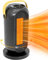 Fan Heater, Portable Space Heater, 600/1200W PTC Electric Heater, Tip-Over and Overheat Protection, Home Low Energy, Safe & Quiet for Office Room Desk Indoor Use （90° Oscillating）
