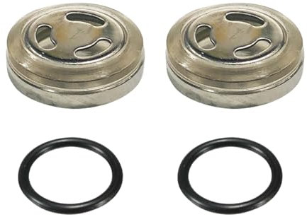 CGEAMDY 2 Pezzi Accessorio Moto per Scooter ATV Dirt Bike, Guarnizioni Serbatoio Accessori Moto, Universale Set Guarnizioni Pompa Freno Universale, Vetro Spia Cilindro Maestro(18MM)