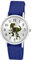 Brecjon Kinder Armbanduhr Jungen Jungenuhr Kids Dinosaurier T Rex Leuchtzeiger 5ATM Wasserdicht Textil Armband dunkelblau 5103
