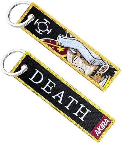 Genérico Schlüsselanhänger Anime Trafalgar Law Straw Hat Pirates, Schlüsselanhänger für Motorrad, Auto, Rucksack, Schlüssel, Schlüsselanhänger für Motorradfahrer, origineller Schlüsselanhänger aus