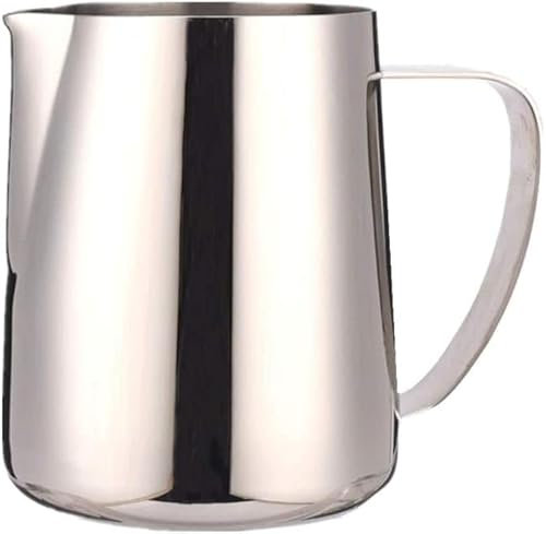 Jarra de Leche para Cafetera,Jarra de Leche, Jarra for espumar leche for máquina de café, taza de leche de acero inoxidable, jarra for espumar leche, jarra de leche Latte Art Jarra de leche Jarra de l