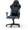 DXRacer Prince L Schwarz & Blau PVC Leder das Orginal Gaming Stuhl, Schreibtischstuhl, Bürostuhle, Office Chair, Drehstuhl für PC Gamer