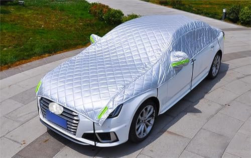 ZLXYBF66 Auto Scheibenabdeckung für Audi Q7 (Typ 4L Facelift 2009) 2009 2010 2011 2012 2013 2014 2015, Frostschutz Winter Schnee Abdeckung,D