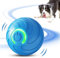 Czerio Interactive Pet Toy Automatic Rolling Ball, 2025 New Vibrating Dog Ball Moving Dog Balls with LED Flash Light, Washable Durable Electronic Dog Toy Rechargeable Cat Toys (blue)